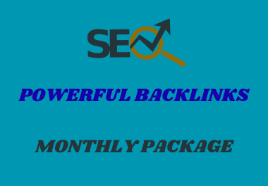 Powerful Monthly SEO Backlink Package for Website Growth