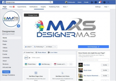 I will create a professional facebook business page
