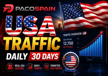 USA Targeted Website Traffic - Daily Visitors For 30 Days