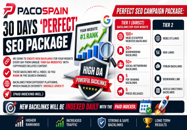 SEO Campaign For Your Website 30 days