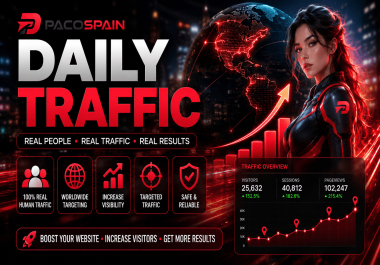 UNLIMITED Targeted Website Traffic - 30 Day Campaign