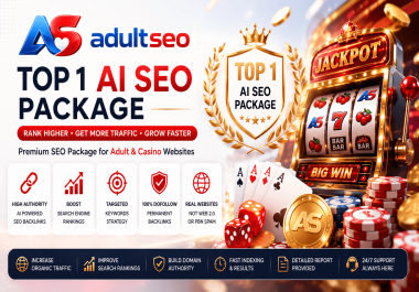 Top 1 SEO Package For Adult And Casino Websites