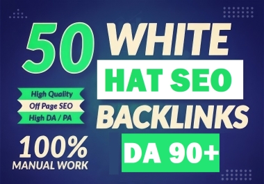 Boost Rankings with 50 High Authority DA90+ Profile SEO Backlinks