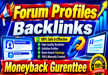 I will do 3300 forum posting backlinks based on your keyword relevant topics