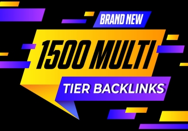 V2.0 Get Top website Ranking with 1500 Premium Multi Tier High Authority SEO Backlinks