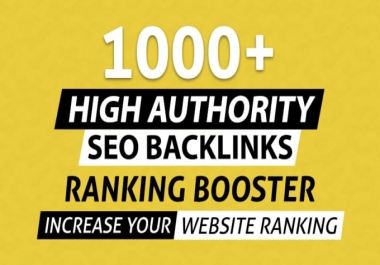 I will build 1000 PR9 high DA dofollow SEO backlinks