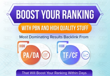 B0OST Your Ranking With PBN And High Quality Stuff