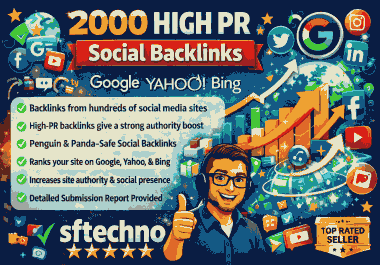 Build 5000 HIGH PR SociaI Backlinks To Rank Faster