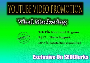 YouTube Viral Video Marketing for new or old video