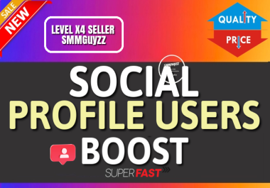 Get Fast HQ Profile Users Booster