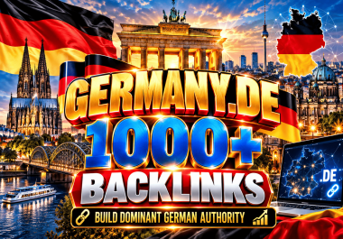 1000+ Germany based domains DE backlinks