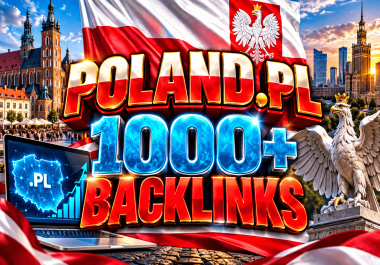 1000+ Poland based domains PL backlinks