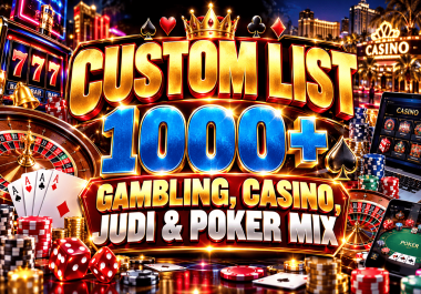 1000+ Gambling and casino backlinks