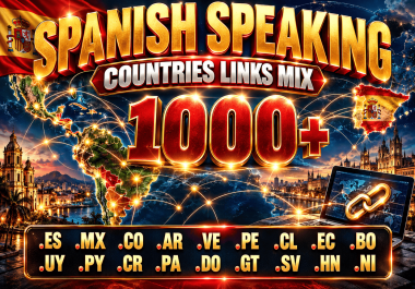 1000+ Spanish speaking countries backlinks