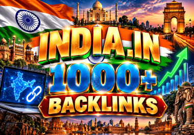 1000+ India based domains IN backlinks