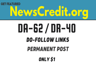 Interview or Article on Dofollow Guest Post Newscredit