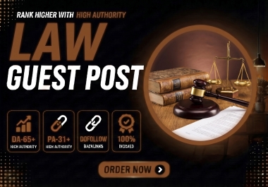 I Will Write and Publish a Guest Post on DA65 Law Blog