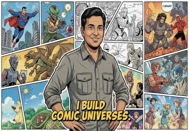 I will create ai comic book,  illustrations any style