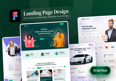 I will design cro focused high converting PPC landing page for google and meta ads
