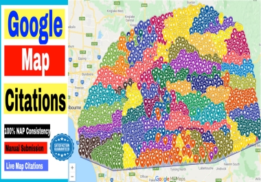 I Will Create Manually 1700 Google Map Points Citations for GMB ranking and local SEO