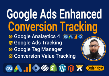 Setup Ads Conversion Tracking,  Google Analytics,  Pixel Setup,  GA4 Eeommerce Tracking by Tag Manager