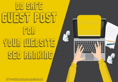 Do SEO guest post on a high domain authority blog