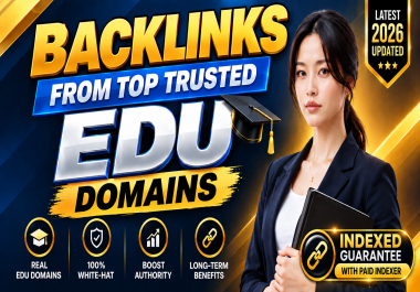 Safe Organic Ranking EDU Booster & HIGH Authority Foundation Campaign High Trust Links - White Hat