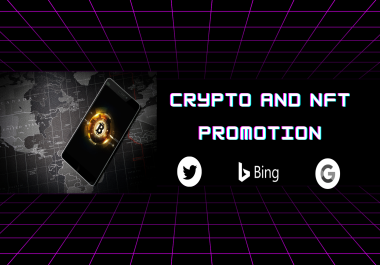 Promote and get crypto traffic