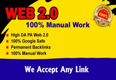 Get 200 WEB 2.0 Blog Backlinks,  Buy contextual dofollow seo backlinks