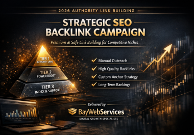 I Will Build High-Quality web 2 Tiered Backlinks for Any Niche Safe 2026 SEO Strategy