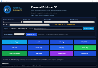 Personal Publisher V1 - Original Windows Blog Publishing Software