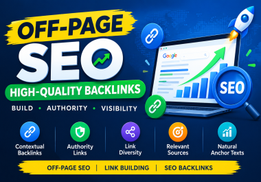 Boost Website Rankings With High-Quality Off-Page SEO & Backlink Building