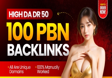 Create 100 DA50 to DA65+ Home Page PBNs Backlinks - Improve Site Google Ranking