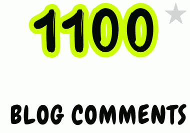 Get 1100 live blog comment manual backlinks from High DA PA Websites and Low Spam Score