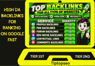I will create guest post,  pbn,  profile,  forum,  comment and edu backlinks