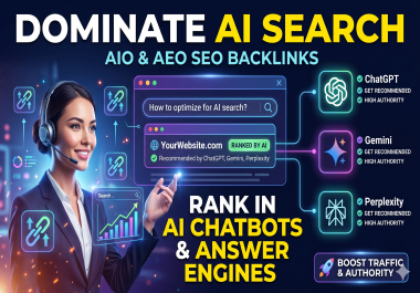 I will build AIO and AEO SEO backlinks to rank on ChatGPT,  Gemini,  and Perplexity