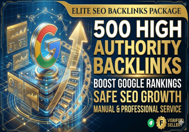 Buy 2 Get 1 Free Elite SEO Backlinks Package - 500 High Authority Backlinks for SEO Ranking
