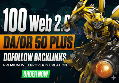 I Will Build 100 High Authority Web 2.0 Backlinks for SEO Ranking