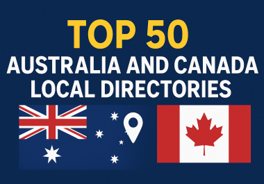 Create Top 50 Australia and Canada Local Directories