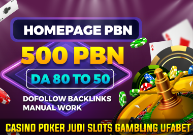UNIQUE IP &gt &gt Extremely Powerful toto koitoto sport betting Homepage 500 PBNs backlinks