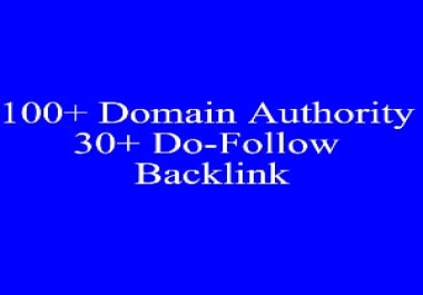 I Will Give 100+ Domain Authority 30+ Do-Follow Backlinks