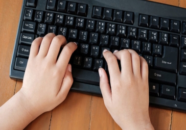 I will solve your English typing 30 pages in 2 days