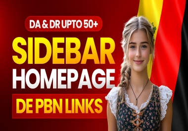 High Authority German DE PBN Homepage Backlinks