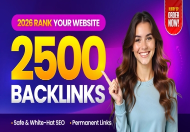 2500 Backlinks Ultimate SEO Booster - Safe Manual Link Building