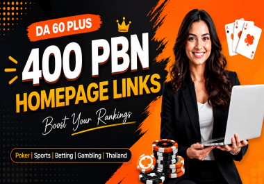 400 Super Authority Homepage AI Backlinks - DA60+ & High Impact