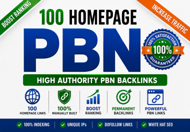 Skyrocket Ranking,  Homepage 100 PBNs,  All DA PA 50+ All Do-Follow and Old Aged Backlinks