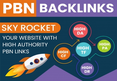 Create 40 HIGH AUTHORITY PBN Backlinks