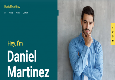 I'll create a personal website for you