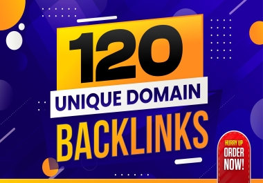 Ranking Manually with 120 Powerful Unique Domain High Authority SEO Backlinks DA/DR 90