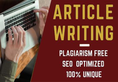I will write 1000 words SEO blog article,  professional content writer